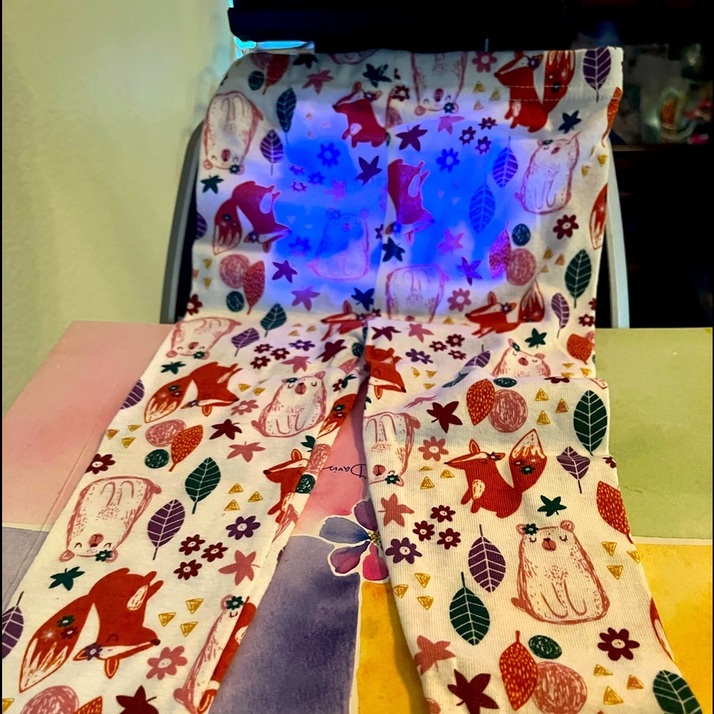 24 months leggings woodland creatures so cute light weight